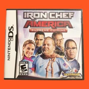 Iron Chef America Supreme Cuisine Nintendo DS CIB Video Game